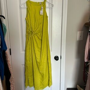 Lime green dress